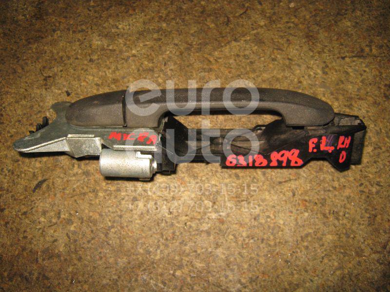 Ручка двери передней наружная левая для Nissan Micra (K12E) 2002-2010 - Фото №1