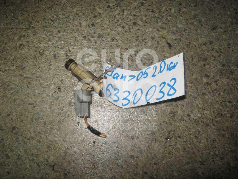 Форсунка инжекторная электрическая для Hyundai,Kia Elantra 2000-2005;Matrix 2001-2010;Coupe (GK) 2002-2009;Tucson 2004-2010;Sportage 2004-2010;Trajet 2000-2009;Santa Fe (CM) 2006-2012;Grandeur (IV) 2005-2010;i30 2007-2012 - Фото №1