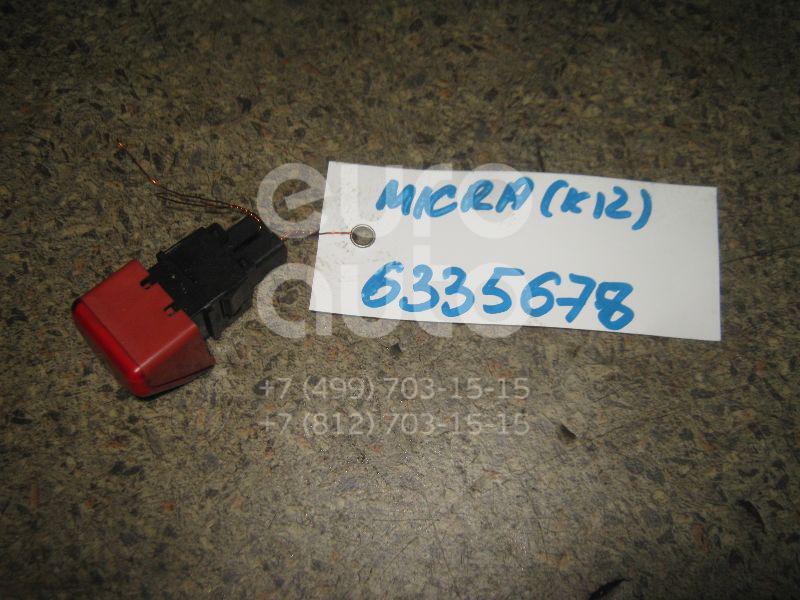 Кнопка аварийной сигнализации для Nissan Micra (K12E) 2002-2010 - Фото №1