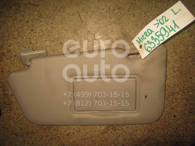 Козырек солнцезащитный (внутри) для Nissan Micra (K12E) 2002-2010 - Фото №1