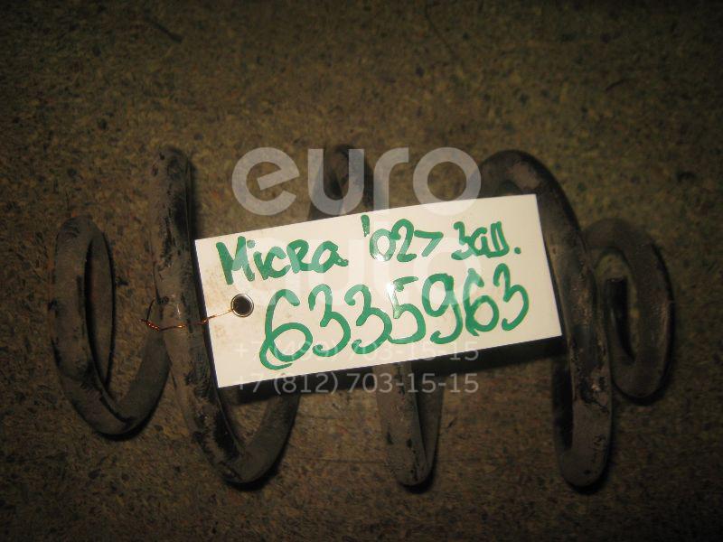 Пружина задняя для Nissan Micra (K12E) 2002-2010 - Фото №1