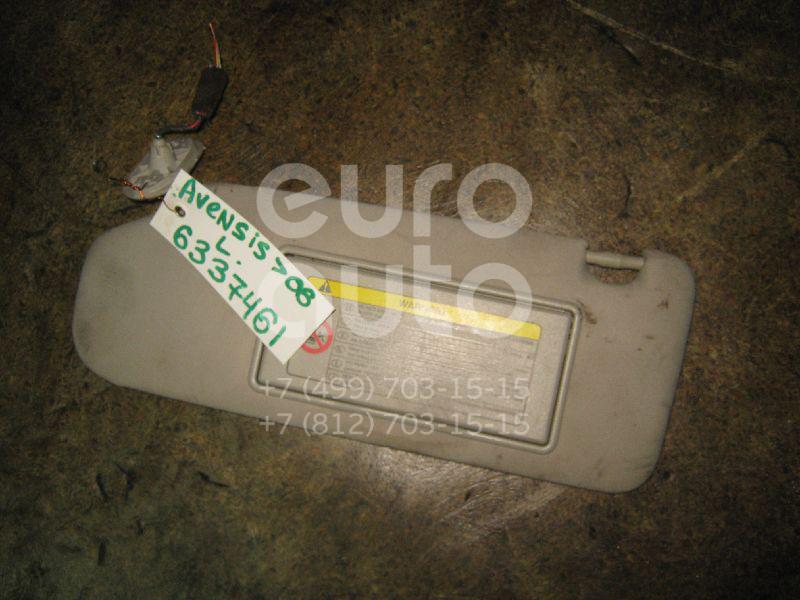 Козырек солнцезащитный (внутри) для Toyota Avensis II 2003-2008 - Фото №1