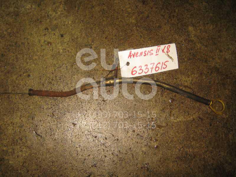 Щуп масляный для Toyota Avensis II 2003-2008;Avensis I 1997-2003;CorollaVerso 2001-2004;Corolla E11 1997-2001;Celica (ZT23#) 1999-2005;RAV 4 2000-2005;Corolla E12 2001-2007;Auris (E15) 2006-2012;Corolla E15 2006-2013 - Фото №1