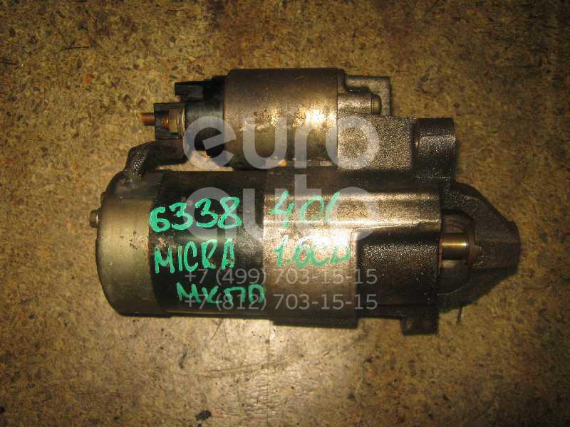 Стартер для Nissan,Renault Micra (K12E) 2002-2010;Kangoo 2003-2008 - Фото №1