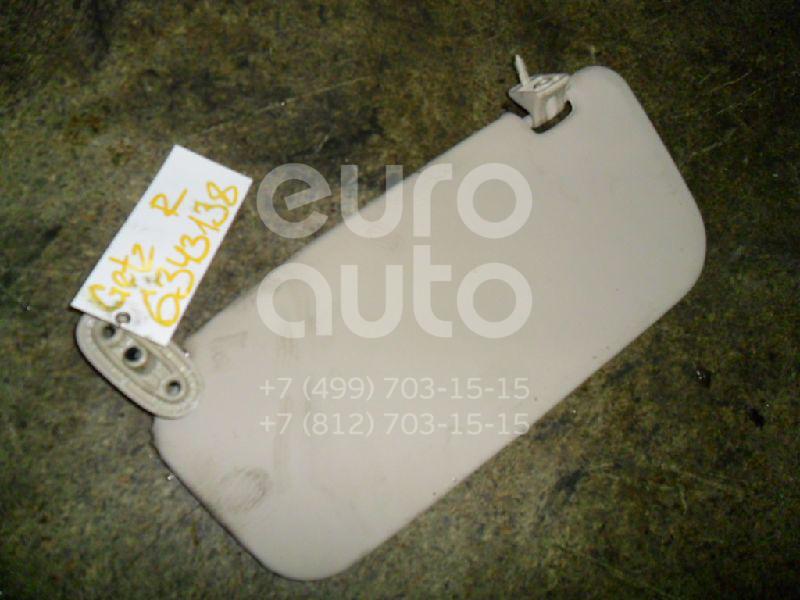 Козырек солнцезащитный (внутри) для Hyundai Getz 2002-2010 - Фото №1