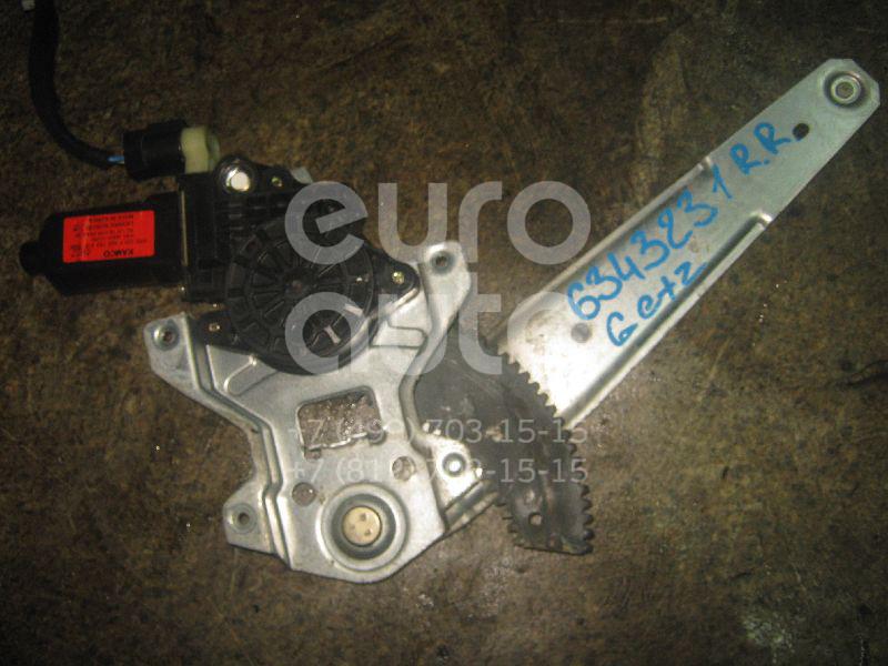 Стеклоподъемник электр. задний правый для Hyundai Getz 2002-2010 - Фото №1