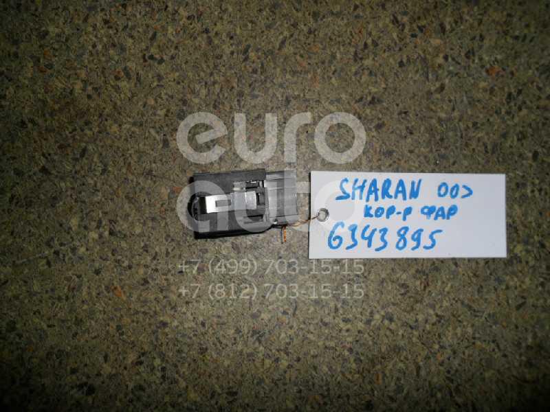 Кнопка корректора фар для VW,Seat Sharan 2000-2004;Sharan 2004-2010;Alhambra 2000-2010 - Фото №1
