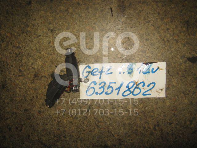 Форсунка инжекторная электрическая для Hyundai,Kia Getz 2002-2010;Coupe (RD) 1996-2002;Elantra 2000-2006;Matrix 2001-2010;Coupe (GK) 2002-2009;Cerato 2004-2008;Accent II (+ТАГАЗ) 2000-2012;Atos Prime 1999-2007 - Фото №1