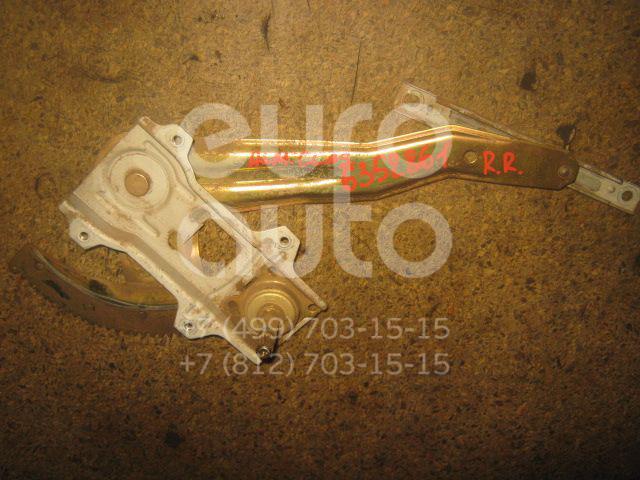 Стеклоподъемник механ. задний правый для Nissan Almera Classic (B10) 2006-2013;Almera N16 2000-2006 - Фото №1