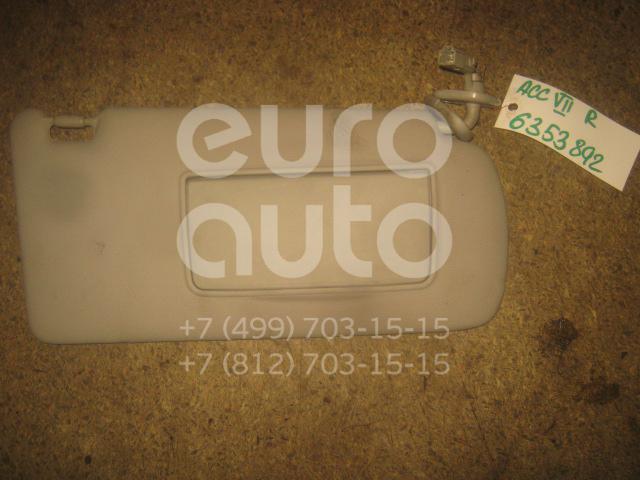 Козырек солнцезащитный (внутри) для Honda Accord VII 2003-2008 - Фото №1
