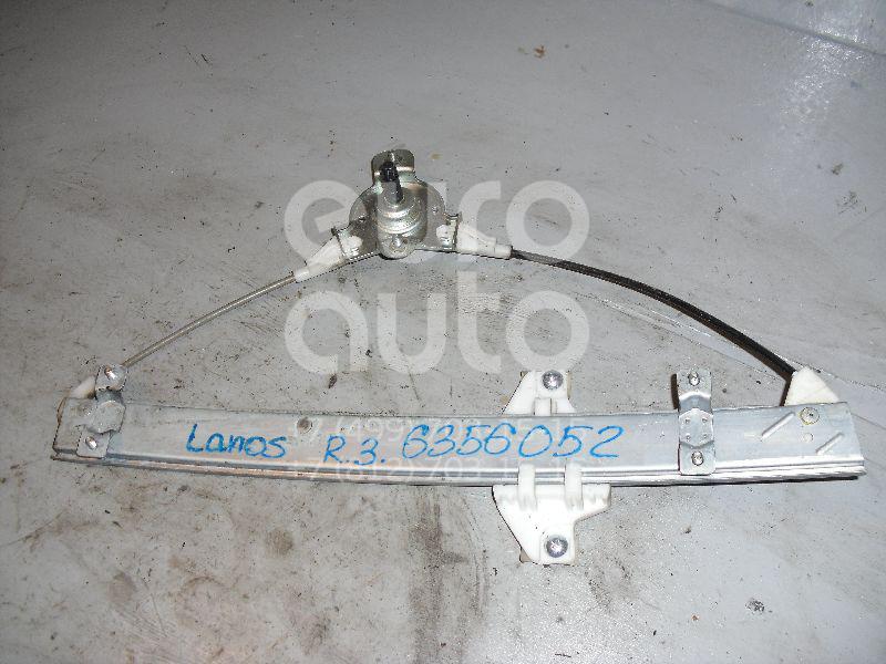 Стеклоподъемник механ. задний правый для Chevrolet,Daewoo Lanos 2004-2010;Lanos 1997-2009 - Фото №1