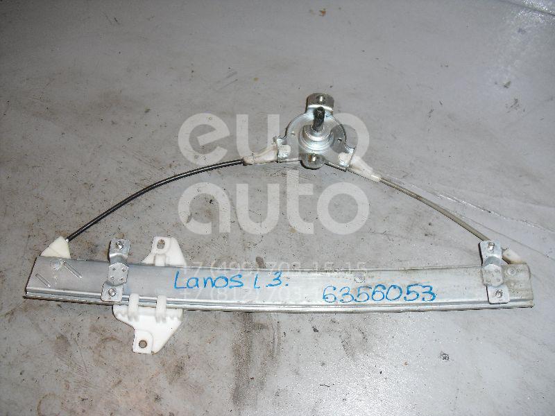 Стеклоподъемник механ. задний левый для Chevrolet,Daewoo Lanos 2004-2010;Lanos 1997-2009 - Фото №1