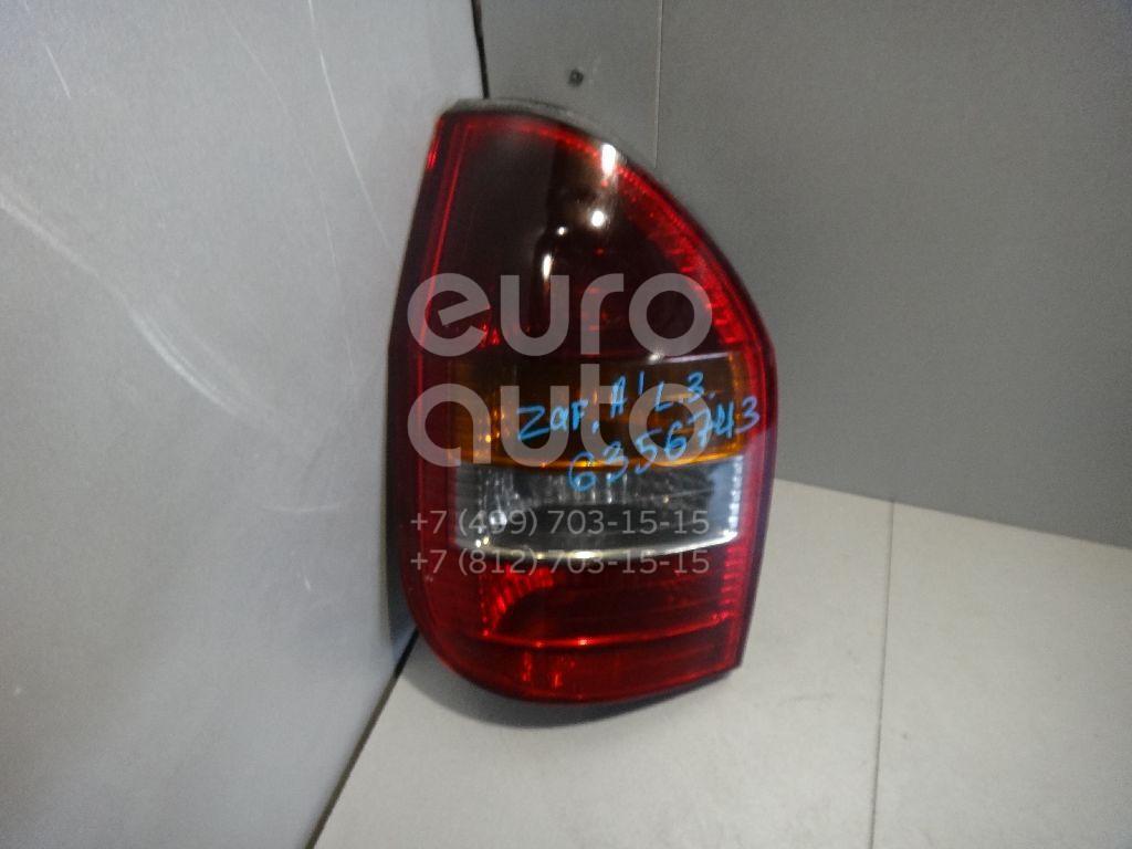 Фонарь задний левый для Opel Zafira A (F75) 1999-2005 - Фото №1