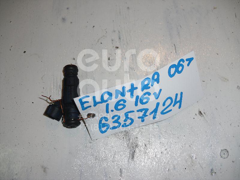 Форсунка инжекторная электрическая для Hyundai,Kia Elantra 2006-2011;Cerato 2004-2008;Ceed 2007-2012;i30 2007-2012;Soul 2009-2014;i20 2008-2014;Cerato 2009-2013;Carens 2006-2012;Solaris/Accent IV 2010>;Venga 2010> - Фото №1