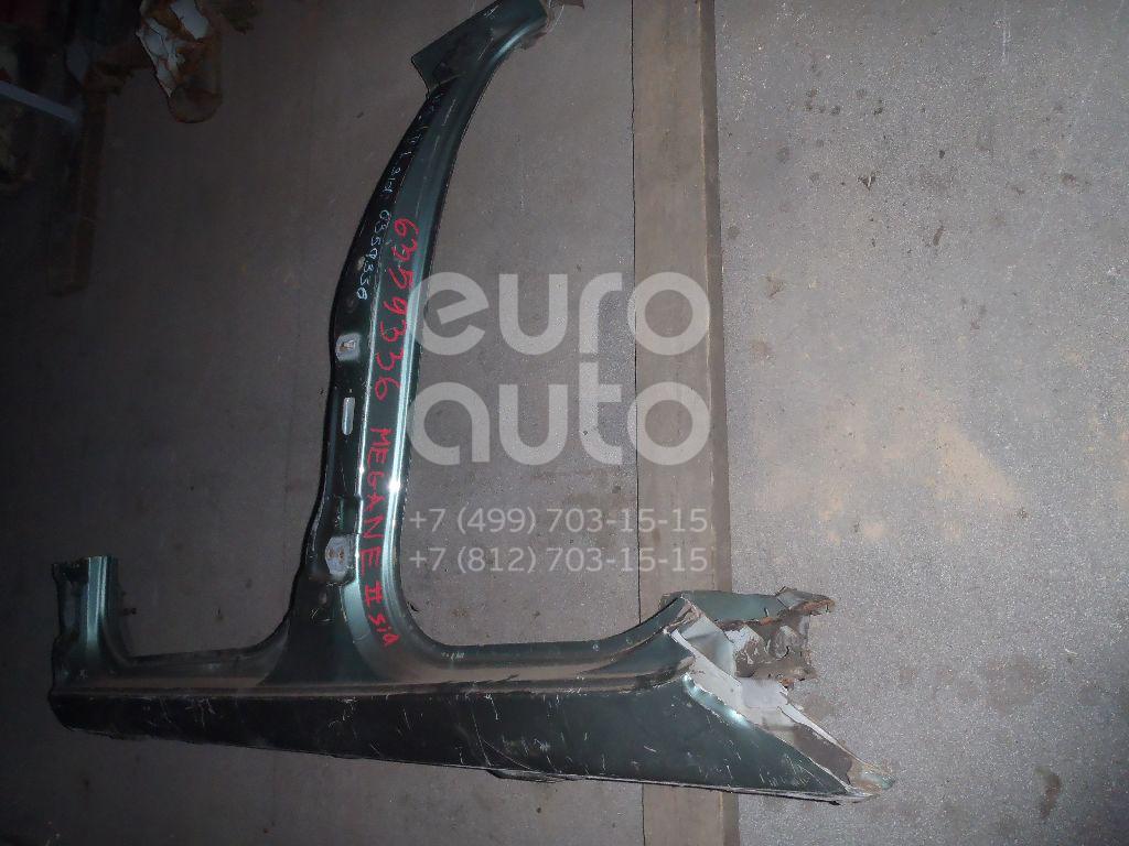 Порог со стойкой левый для Renault Megane II 2002-2009 - Фото №1