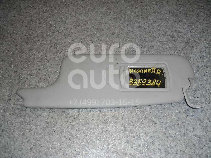Козырек солнцезащитный (внутри) для Renault Megane II 2002-2009 - Фото №1