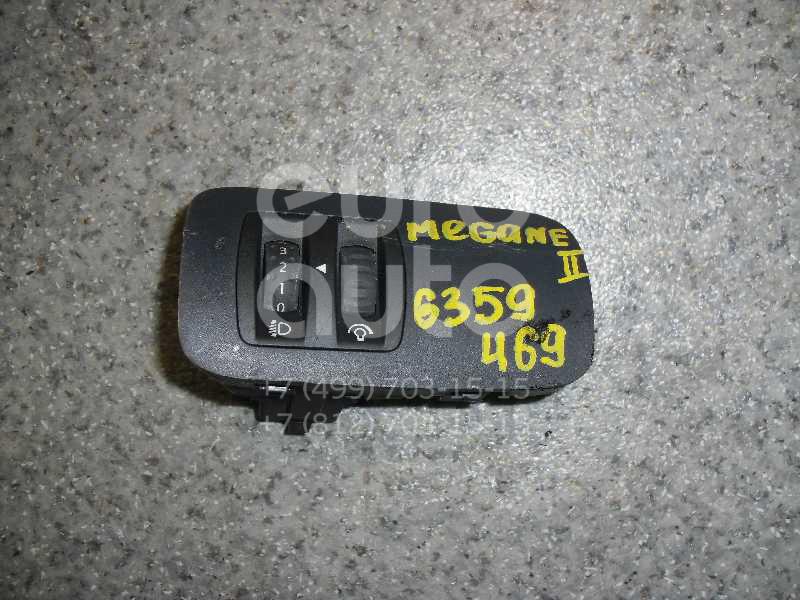 Кнопка корректора фар для Renault Megane II 2002-2009;Clio III 2005-2012 - Фото №1