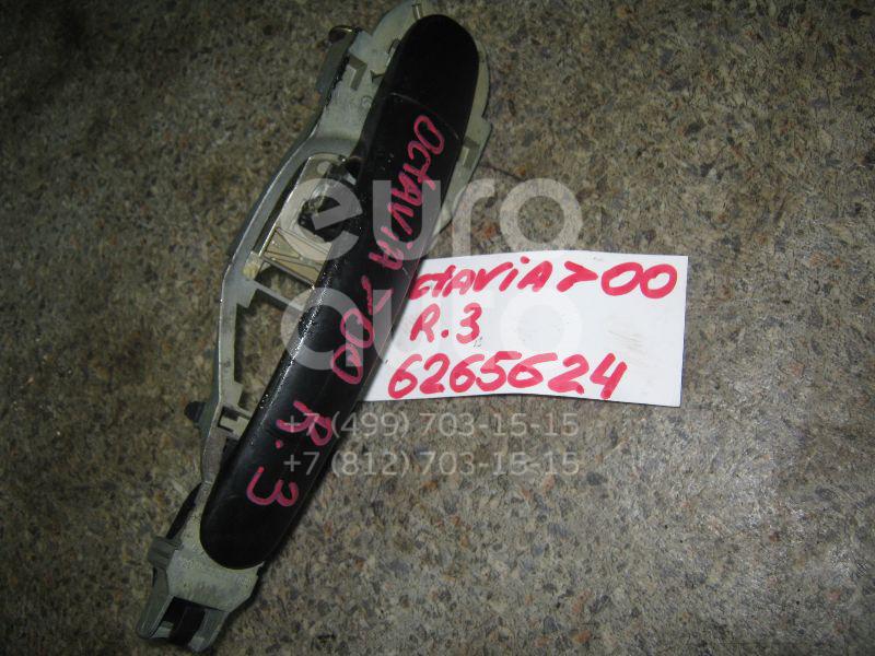 Ручка двери наружная для Skoda,VW Octavia 1997-2000;Octavia (A4 1U-) 2000-2011;Fabia 1999-2006;Golf V 2003-2009;Fabia 2007-2015;Octavia (A5 1Z-) 2004-2013;Roomster 2006-2015 - Фото №1