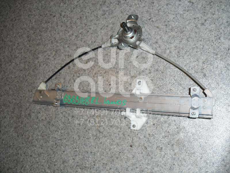 Стеклоподъемник механ. задний левый для Chevrolet,Daewoo Lanos 2004-2010;Lanos 1997-2009 - Фото №1