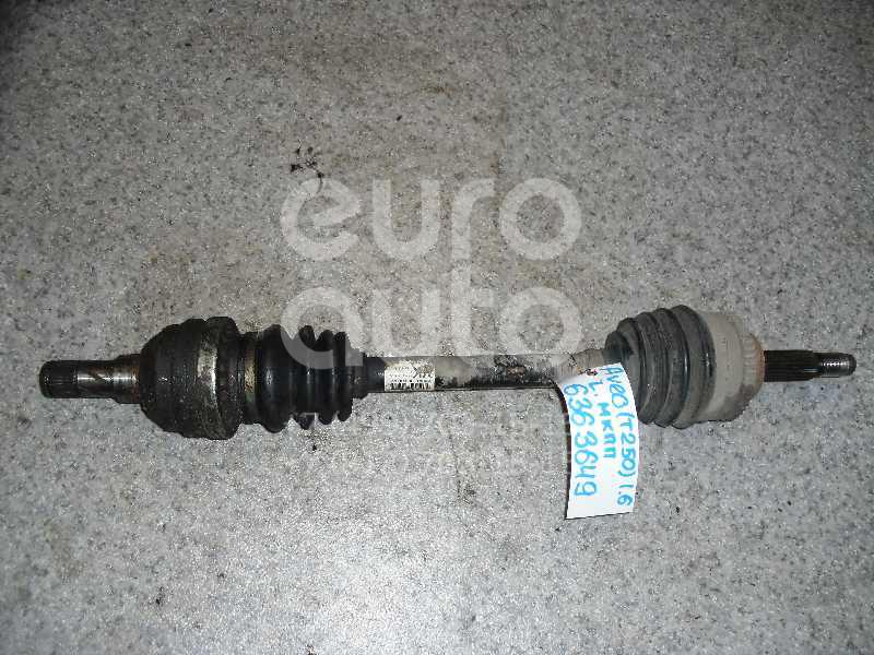 Полуось передняя левая для Chevrolet Aveo (T250) 2005-2011;Aveo (T200) 2003-2008 - Фото №1