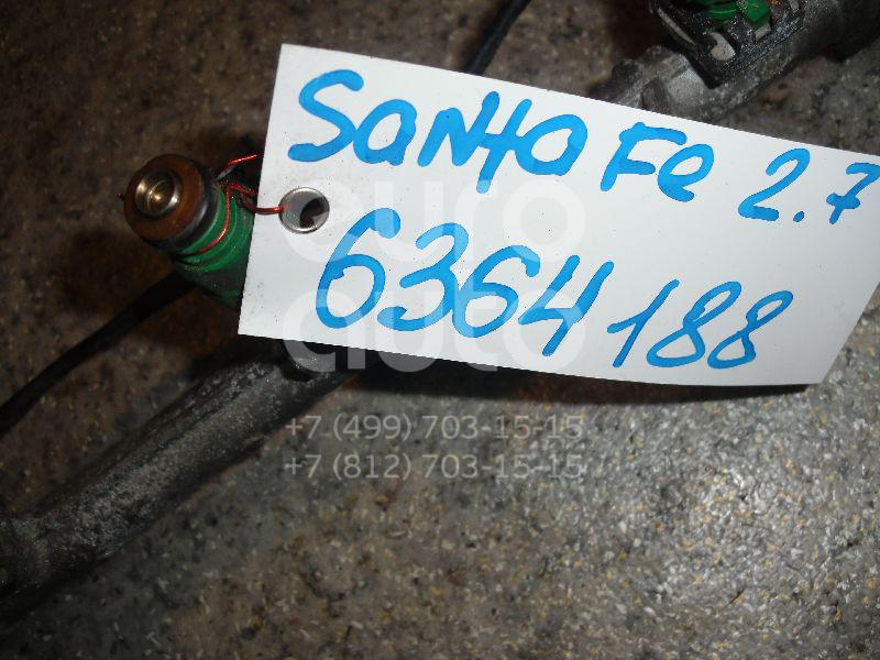 Форсунка инжекторная электрическая для Hyundai,Kia Santa Fe (SM)/ Santa Fe Classic 2000-2012;Sonata IV (EF)/ Sonata Tagaz 2001-2012;Tucson 2004-2010;RIO 2005-2011;Verna/Accent III 2006-2010 - Фото №1