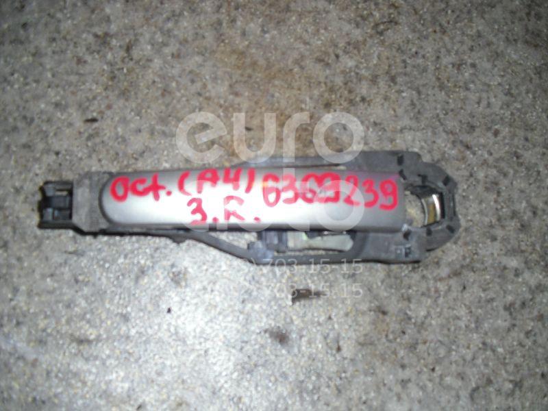 Ручка двери наружная для Skoda,VW Octavia (A4 1U-) 2000-2011;Octavia 1997-2000;Fabia 1999-2007;Golf V 2003-2009;Fabia 2007-2015;Octavia (A5 1Z-) 2004-2013;Roomster 2006-2015 - Фото №1