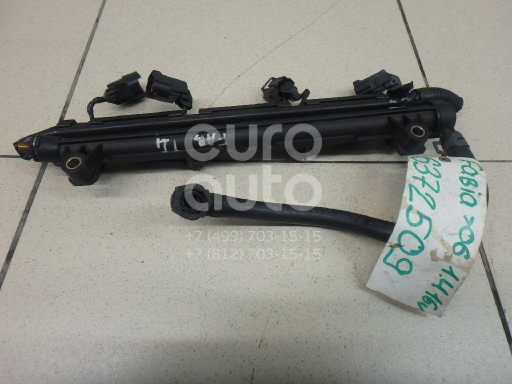 Рейка топливная (рампа) для Skoda,VW Fabia 1999-2006;Polo 2001-2009;Golf V 2003-2009;Roomster 2006-2015;Polo (Sed RUS) 2011> - Фото №1