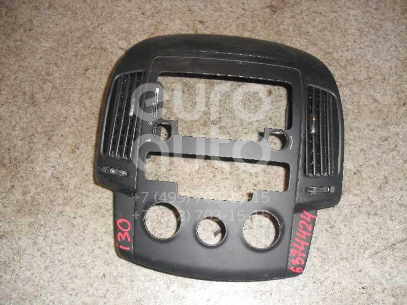 Рамка магнитолы для Hyundai i30 2007-2012 - Фото №1