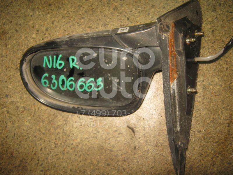 Зеркало правое электрическое для Nissan Almera N16 2000-2006 - Фото №1