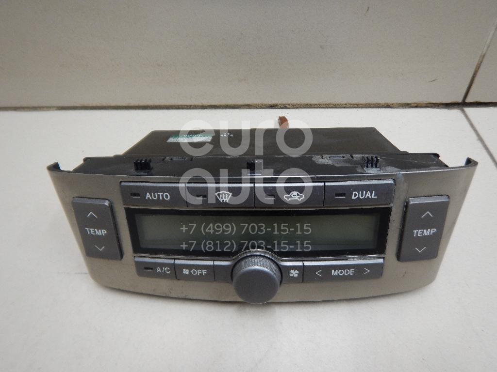 Блок управления климатической установкой для Toyota Avensis II 2003-2008 - Фото №1