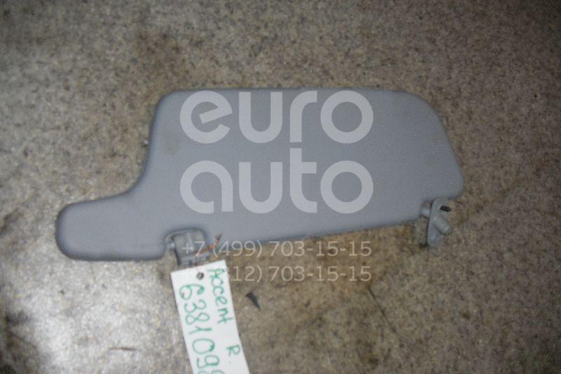 Козырек солнцезащитный (внутри) для Hyundai Accent II (+ТАГАЗ) 2000-2012 - Фото №1