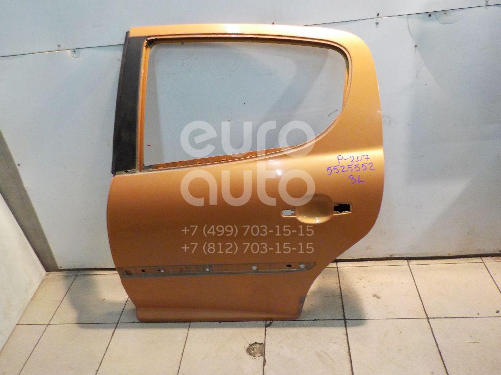 Дверь задняя левая для Peugeot 207 2006-2013 - Фото №1