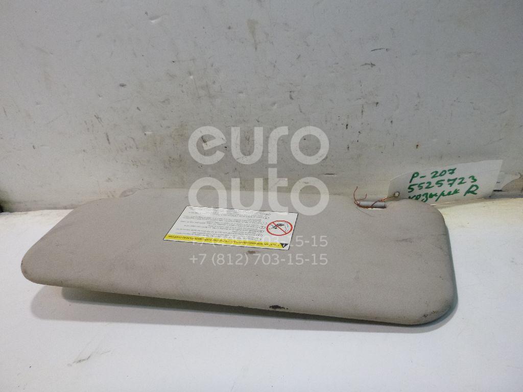 Козырек солнцезащитный (внутри) для Peugeot 207 2006-2013 - Фото №1