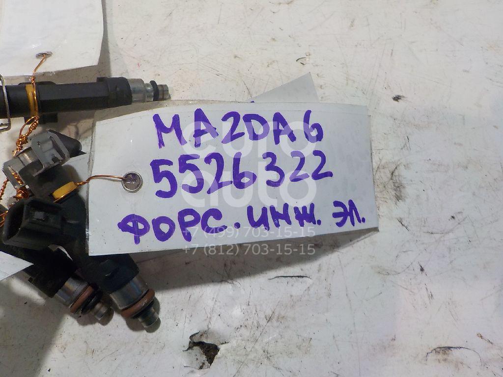 Форсунка инжекторная электрическая для Mazda Mazda 6 (GG) 2002-2007;Mazda 3 (BK) 2002-2009;MX-5 III (NC) 2005-2015;Mazda 6 (GH) 2007-2012 - Фото №1