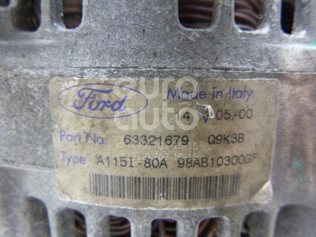 Генератор для Ford Focus I 1998-2005;Focus II 2005-2008;Fusion 2002-2012;C-MAX 2003-2010;Fiesta 2001-2008;S-MAX 2006-2015;Focus II 2008-2011 - Фото №1