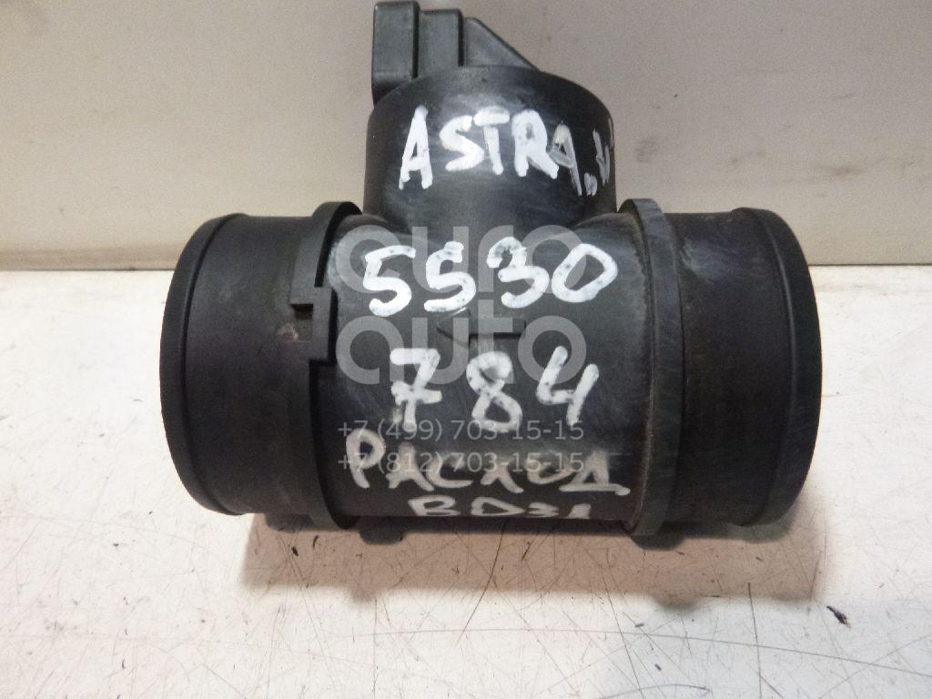Расходомер воздуха (массметр) для Opel Astra H / Family 2004-2015;Astra G 1998-2005;Zafira A (F75) 1999-2005;Zafira B 2005-2012 - Фото №1