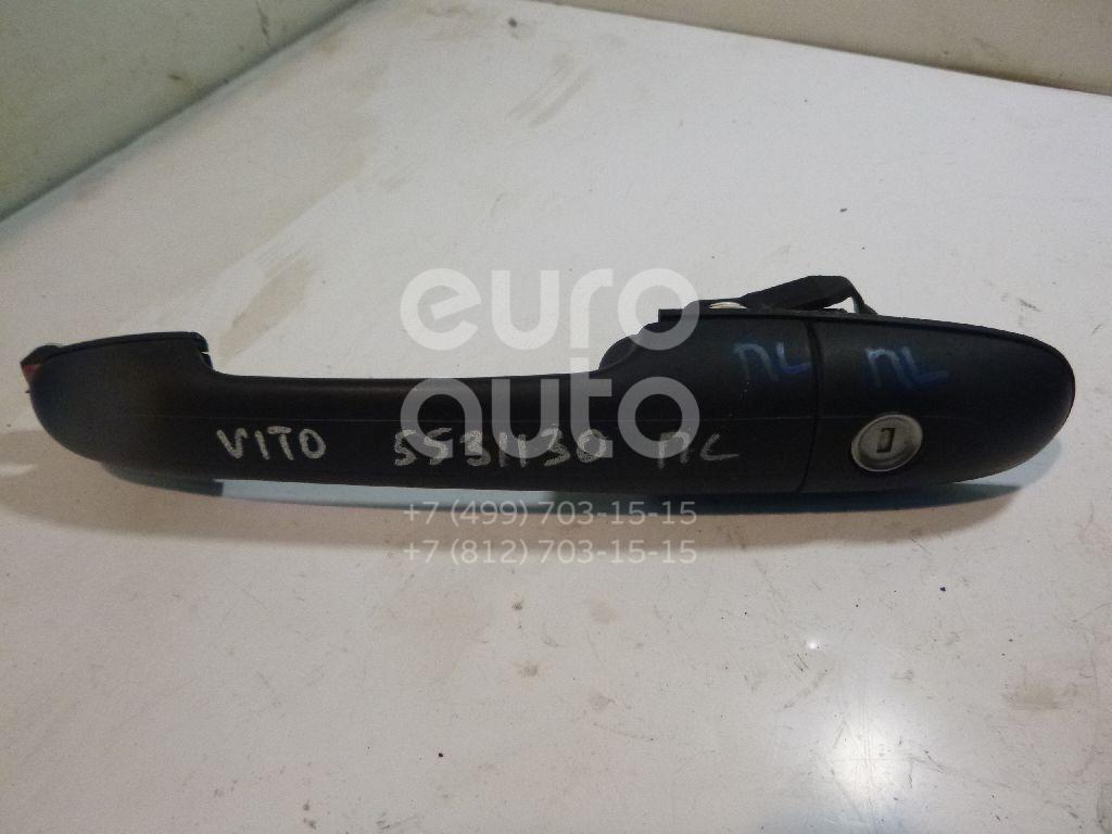 Ручка двери передней наружная левая для Mercedes Benz Vito/Viano-(639) 2003-2014 - Фото №1