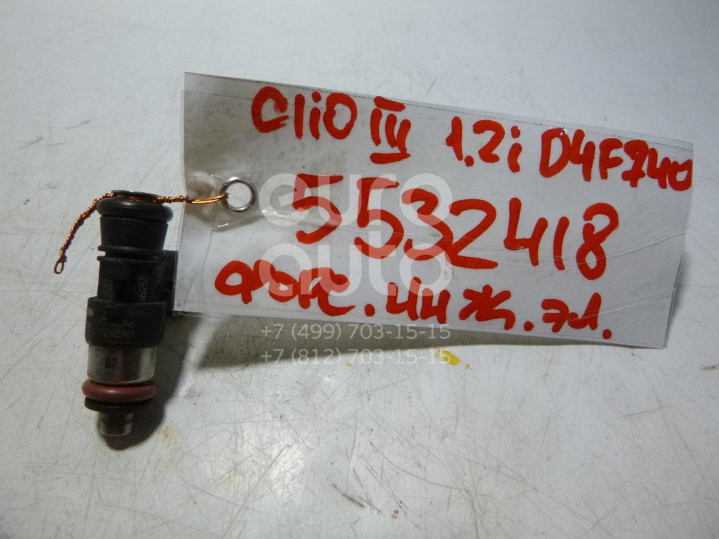 Форсунка инжекторная электрическая для Renault Clio III 2005-2012;Twingo 2007-2014;Clio I 1991-1998;Twingo 1993-2007;Kangoo 2003-2008;Logan 2005-2014;Clio II/Symbol 1998-2008;Clio IV 2012> - Фото №1