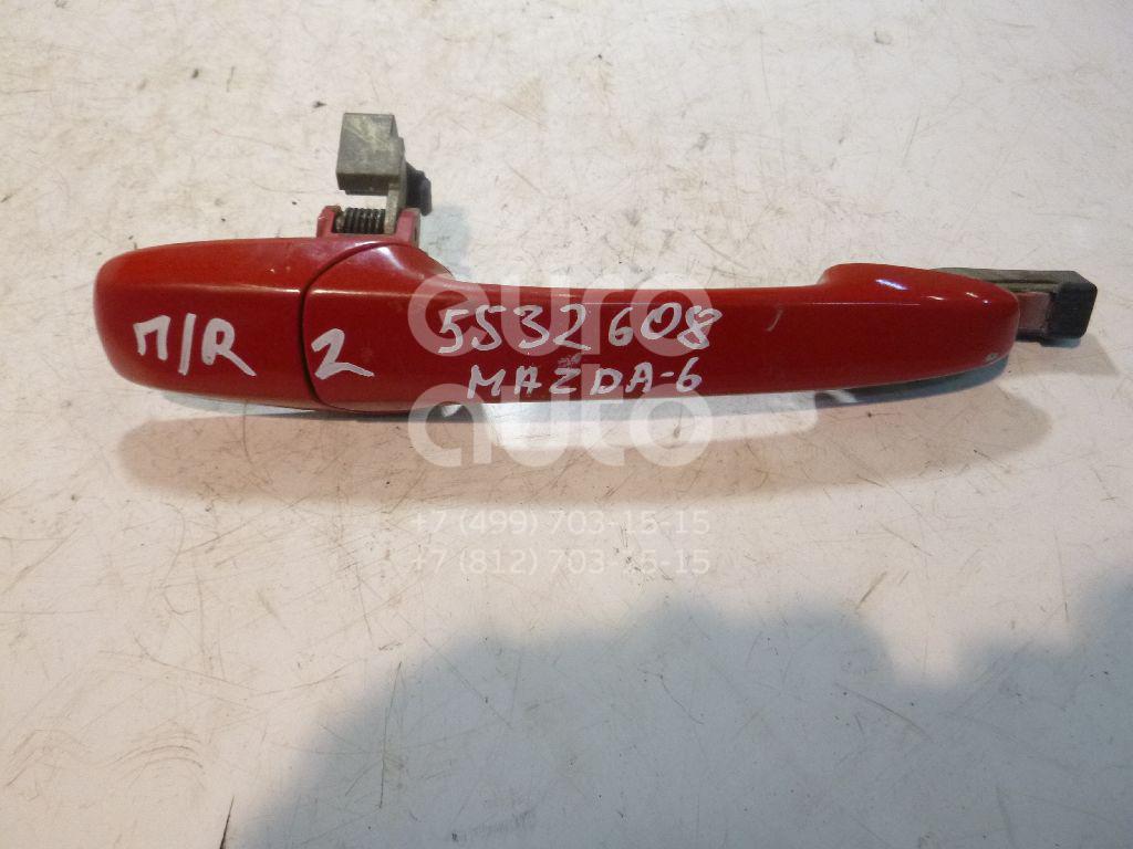 Ручка двери передней наружная правая для Mazda Mazda 6 (GG) 2002-2007;Mazda 5 (CR) 2005-2010;Mazda 3 (BK) 2002-2009;CX 7 2007-2012;RX-8 2003-2012 - Фото №1