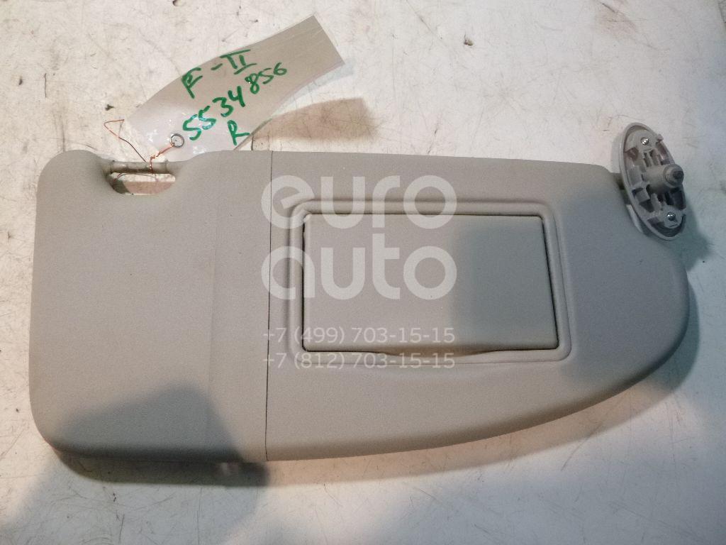 Козырек солнцезащитный (внутри) для Ford Focus II 2005-2008;Focus II 2008-2011 - Фото №1