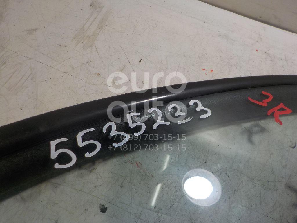 Стекло двери задней правой (форточка) для Nissan Almera N16 2000-2006 - Фото №1