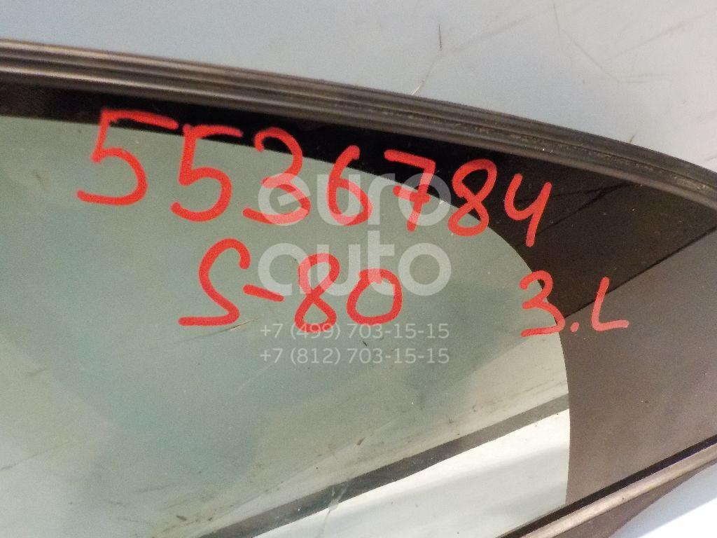 Стекло двери задней левой (форточка) для Volvo S80 2006-2016 - Фото №1