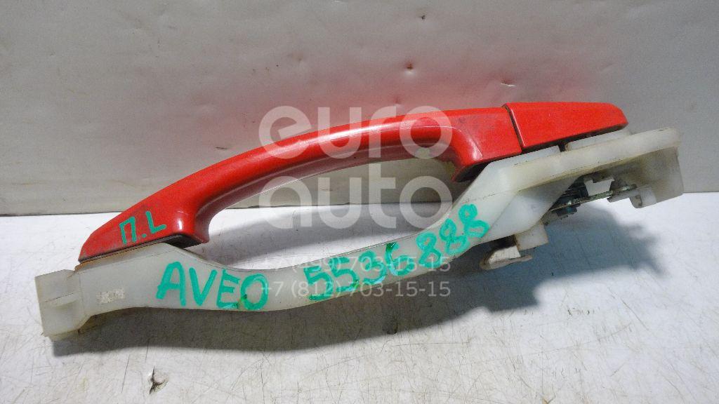 Ручка двери передней наружная левая для Chevrolet Aveo (T250) 2005-2011 - Фото №1