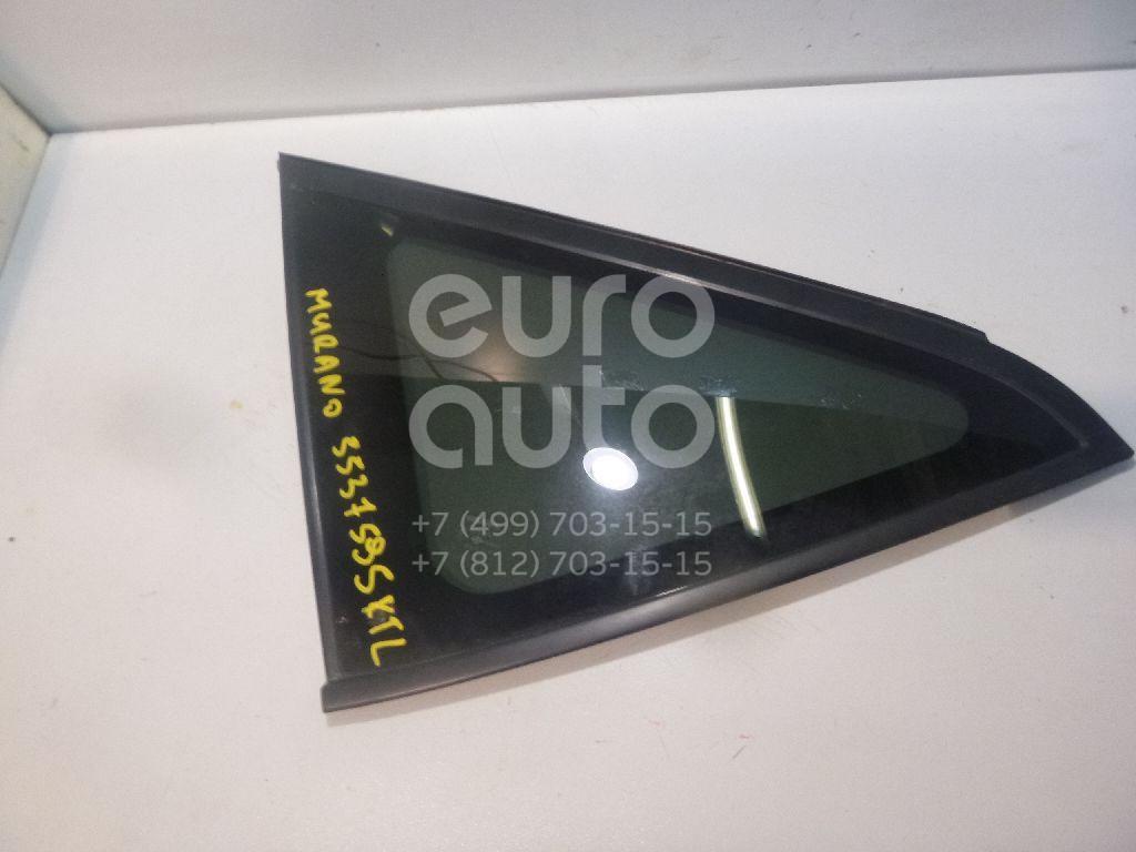 Стекло кузовное глухое левое для Nissan Murano (Z50) 2004-2008 - Фото №1