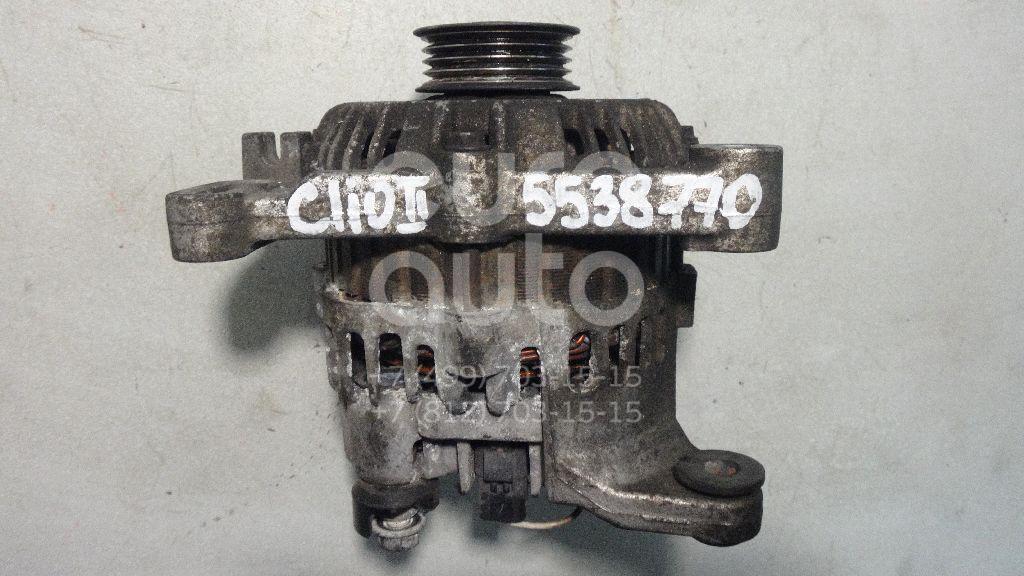 Генератор для Renault Clio II/Symbol 1998-2008;Twingo 2007-2014;Clio I 1991-1998;Twingo 1993-2007;Logan 2005-2014;Kangoo 1997-2003;Clio III 2005-2012;Modus 2004-2012;Clio IV 2012> - Фото №1