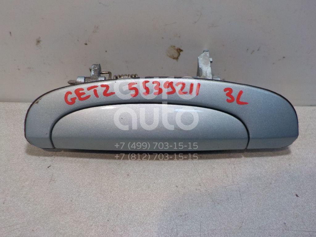 Ручка двери задней наружная левая для Hyundai Getz 2002-2010 - Фото №1