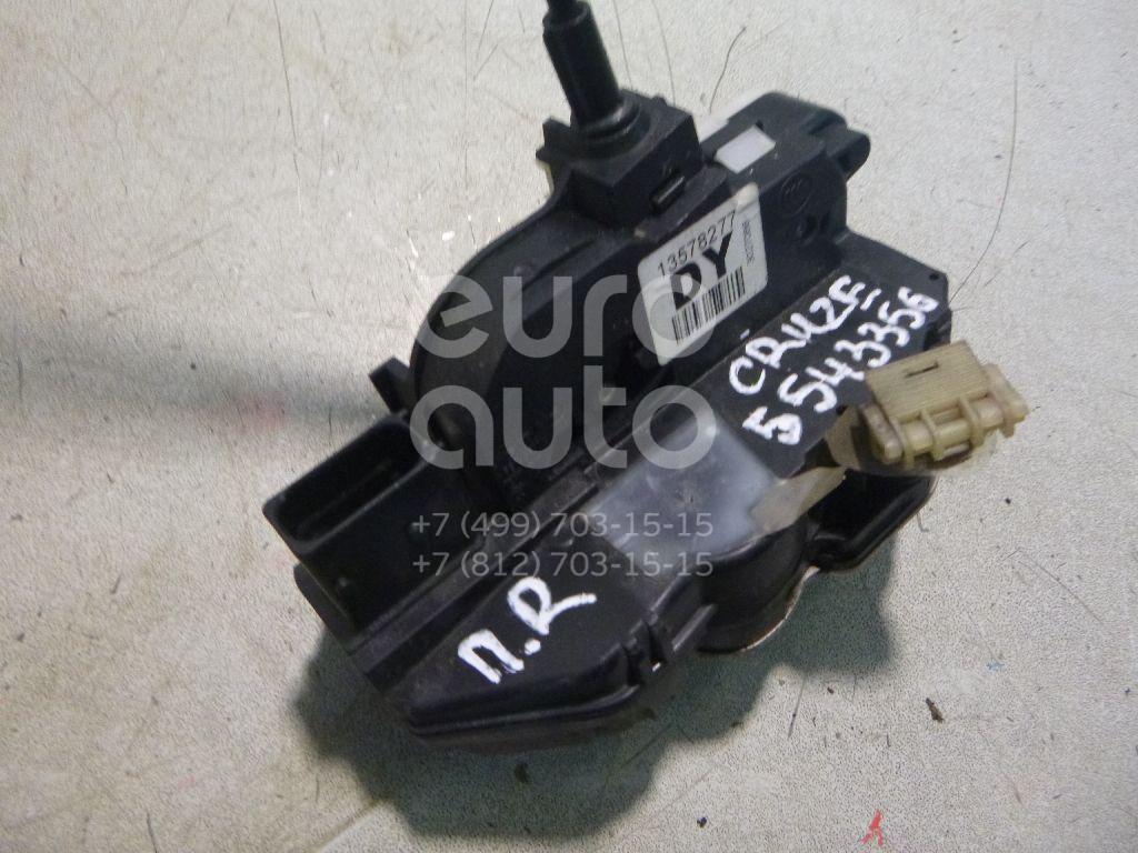 Замок двери передней правой для Chevrolet,Opel Cruze 2009-2016;Insignia 2008>;Astra J 2010>;Aveo (T300) 2011> - Фото №1