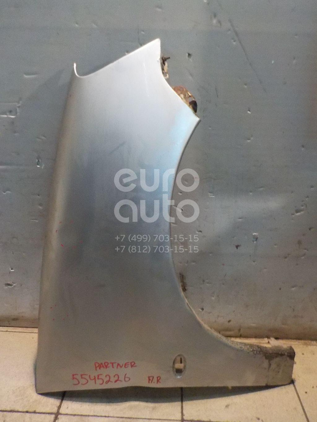 Крыло переднее правое для Peugeot,Citroen Partner (M59) 2002-2012;Berlingo(FIRST) (M59) 2002-2012 - Фото №1