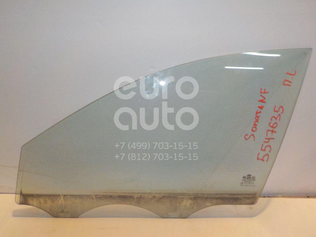 Стекло двери передней левой для Hyundai Sonata V (NF) 2005-2010 - Фото №1