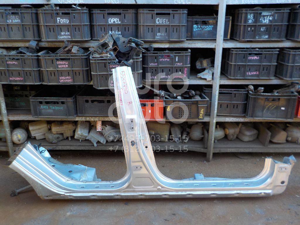 Порог со стойкой правый для Hyundai Sonata V (NF) 2005-2010 - Фото №1